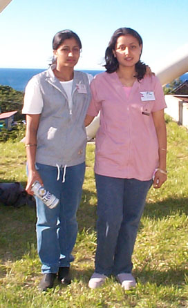 Lila with Pooja Bhauju in Furubira